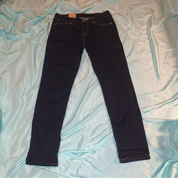 NWT Levi Boyfriend Dark Denim Jeans Size 28 x 30 - Picture 7 of 7
